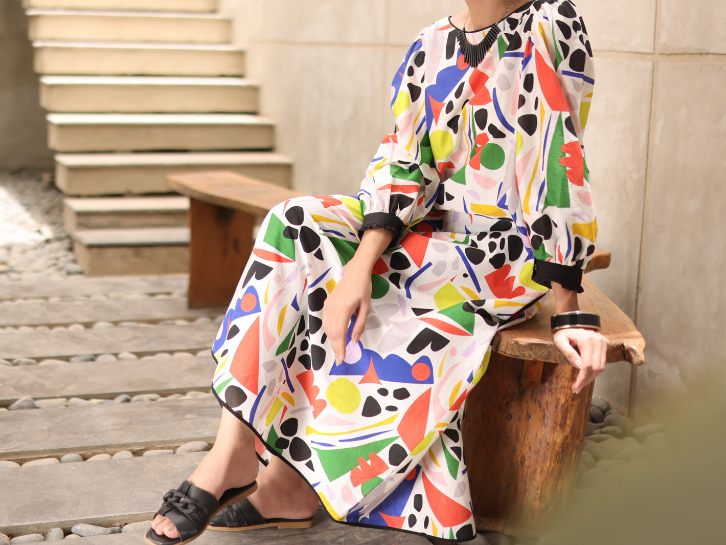 White Lawn Tunic - ALP-LK-1234