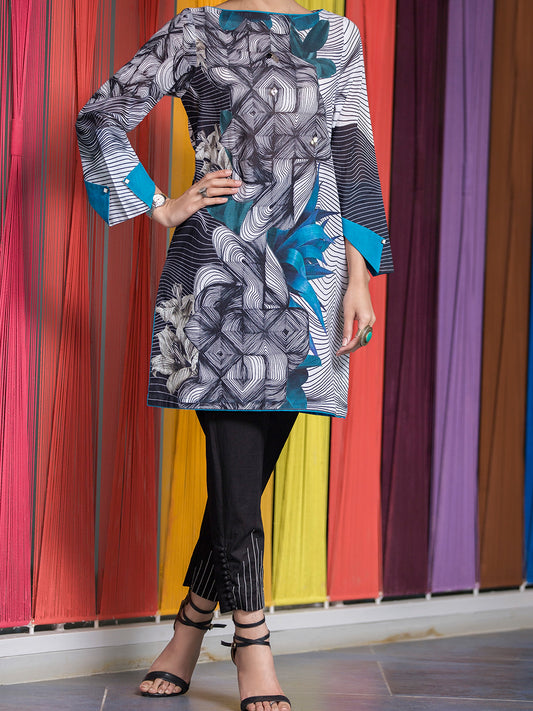Black Lawn Tunic - LK-662
