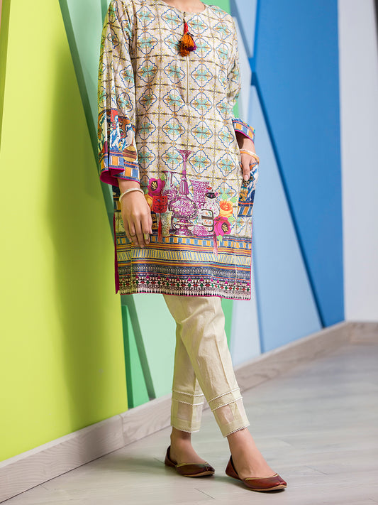 Natural Lawn Tunic - LK-664