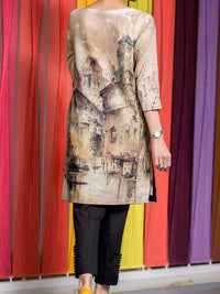 Beige Lawn Tunic - LK-667