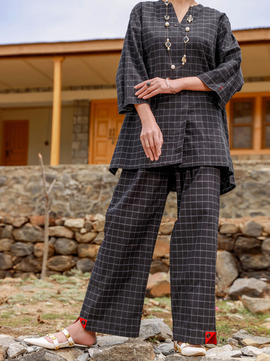 Black Cotton 2Pc Stitched - ALP-2PS-LKS-1466