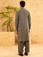 Grey Blended Kameez Shalwar - ALWA-KS-388