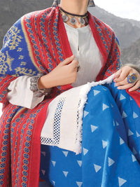 White Karandi 3Pc Stitched - AWP-227