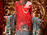 Red Karandi 3 Piece Stitched - AWP-3PS-277