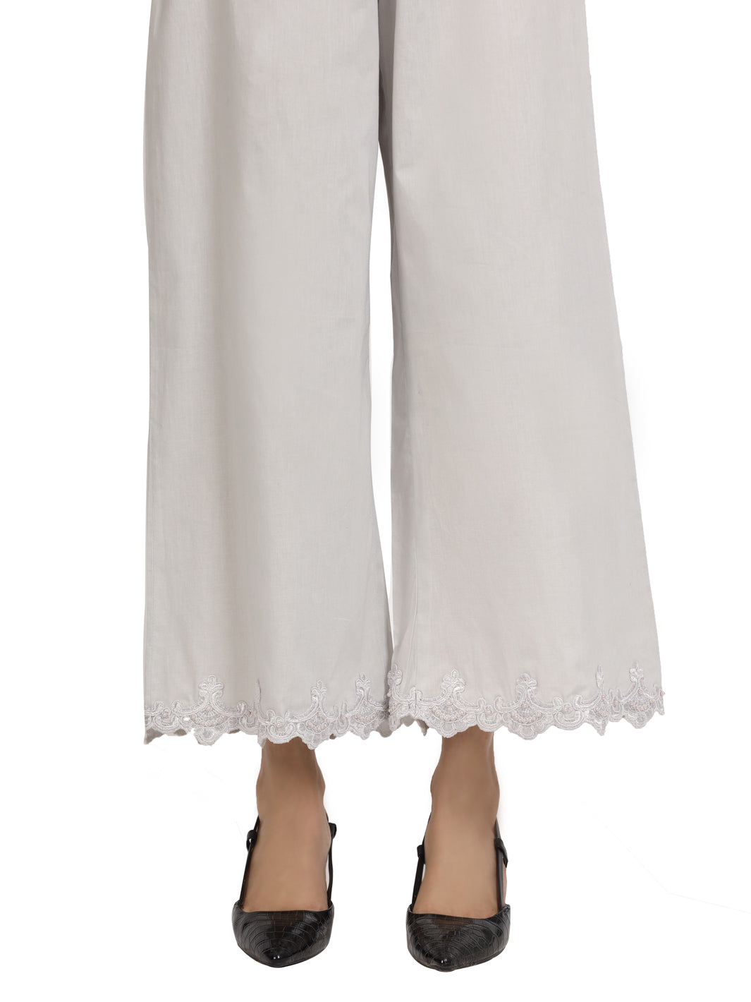Light Grey Women Trouser - AL-T-499
