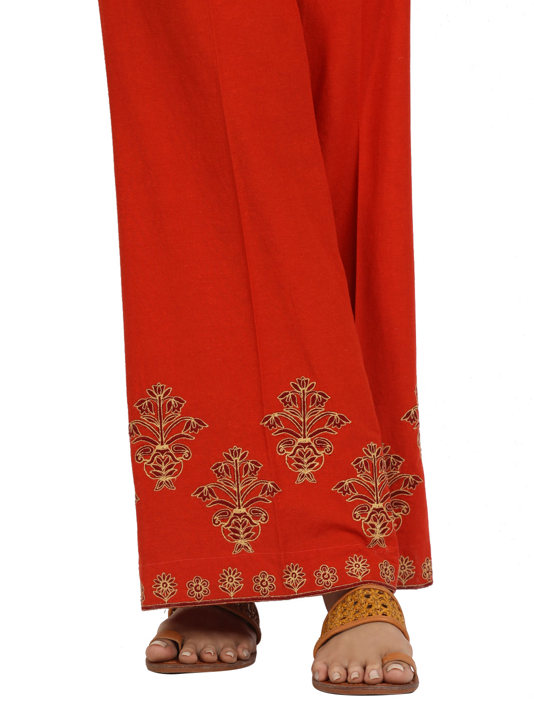 Red Women Trouser - AL-T-493