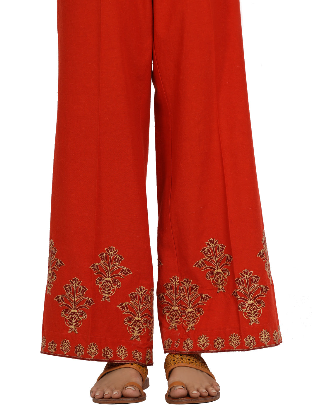 Red Women Trouser - AL-T-493