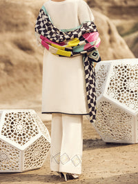 Off White Karandi 3Pc Unstitched - AWP-3PS-353