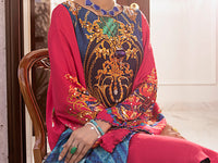Pink Raw Silk 3 Piece Stitched - AWP-3PS-361