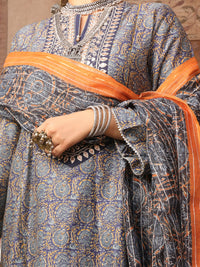 Blue Cambric Stitched 3Pc - AWP-3PS-501