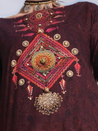 Purple Cambric Tunic - LK-234