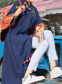 Blue Khaddar Tunic - LK-240