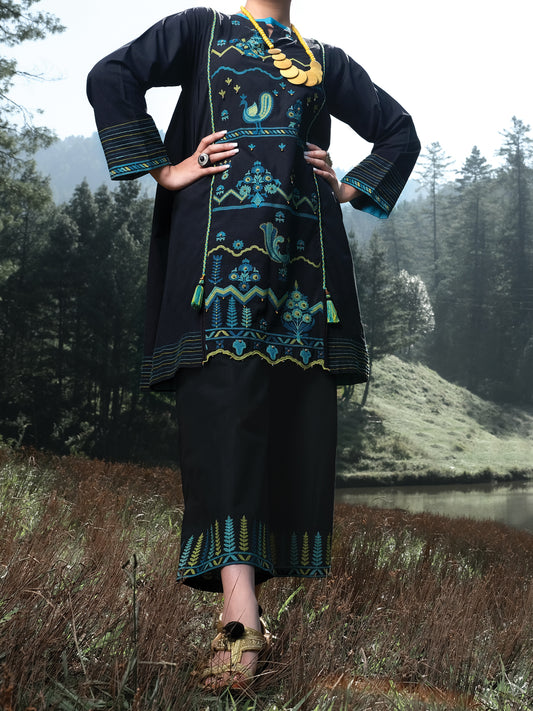 Black Karandi Tunic - AWP-LK-286