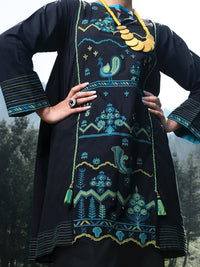 Black Karandi Tunic - AWP-LK-286