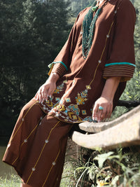 Brown Karandi Tunic - AWP-LK-287