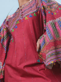 Red Cambric Tunic - AWP-LK-300