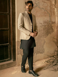 Beige Linen Blazer - AL-BLR-004