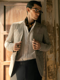 Sand Linen Blazer - AL-BLR-005
