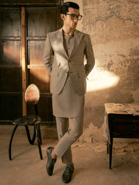 Sand Linen Blazer - AL-BLR-005
