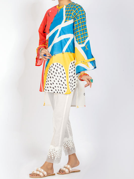 Pink Lawn Tunic - ALP-LK-1110