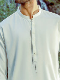 Off White Blended Kurta - AL-K-1030