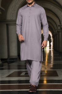 Purple Blended Kameez Shalwar - AL-KS-2349