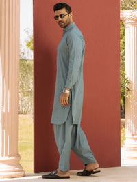Blue Kameez Shalwar - ALWA-KS-266