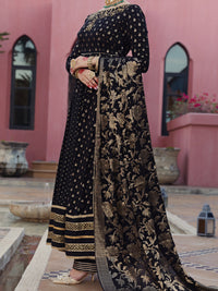 Black Golden Booti 3Pc Formal Stitched - AL-3PS-LS-404